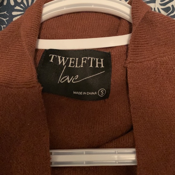 Brown cardigan with pocket - Picture 4 of 4